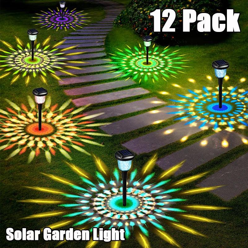 Luminária Solar de Jardim Decorativa LED - Conjunto de 1 a 6 Peças - Vagalumy