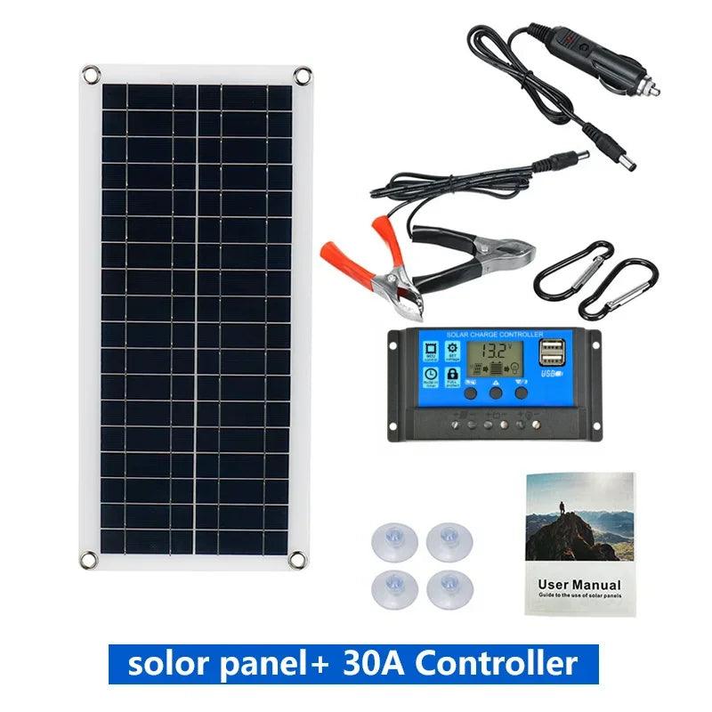 Kit Solar Vagalumy 1000W 12V para Recarga de Baterias em Veículos, Trailers e Acampamentos - Vagalumy