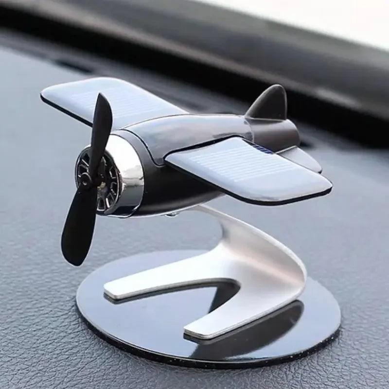 Aromatizador de Ar Solar para Carro - Fragrância de Avião em Miniatura, Acessório Decorativo com Perfume - Vagalumy