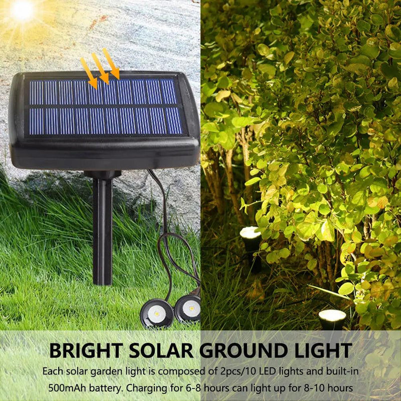 Luminária Solar Ultra Potente de 10W - Ilumine Seu Jardim com Eficiência - Vagalumy