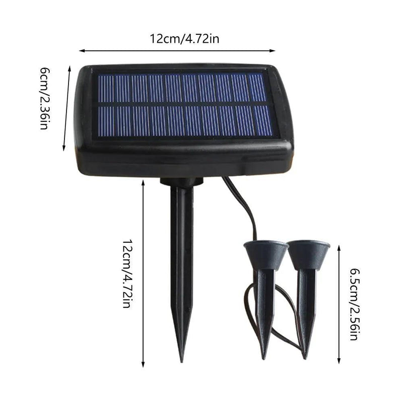 Luminária Solar Ultra Potente de 10W - Ilumine Seu Jardim com Eficiência - Vagalumy