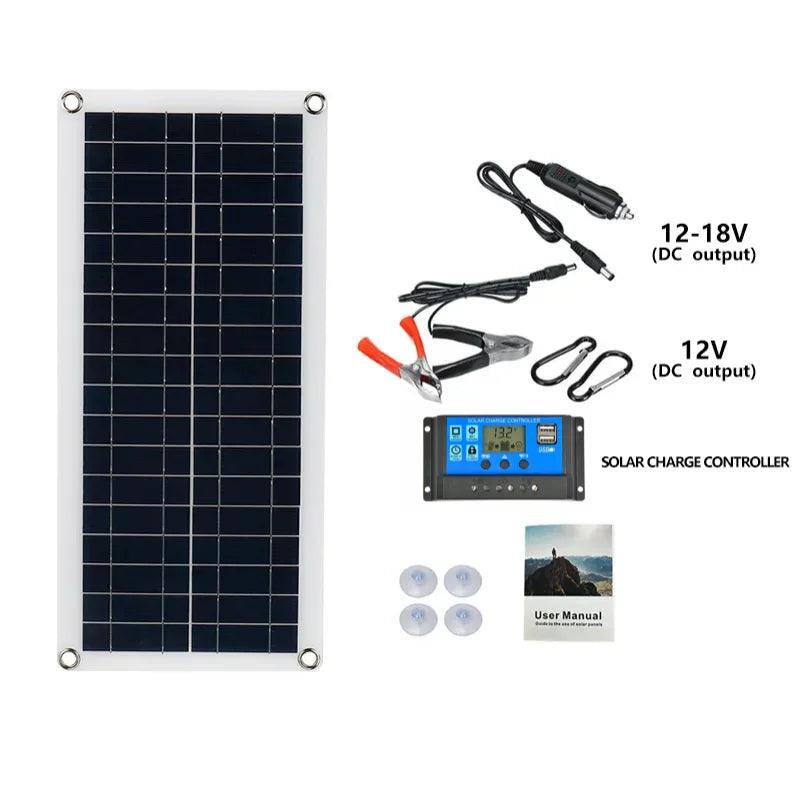 Kit Solar Vagalumy 1000W 12V para Recarga de Baterias em Veículos, Trailers e Acampamentos - Vagalumy