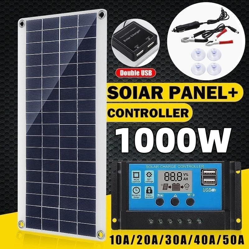 Kit Solar Vagalumy 1000W 12V para Recarga de Baterias em Veículos, Trailers e Acampamentos - Vagalumy