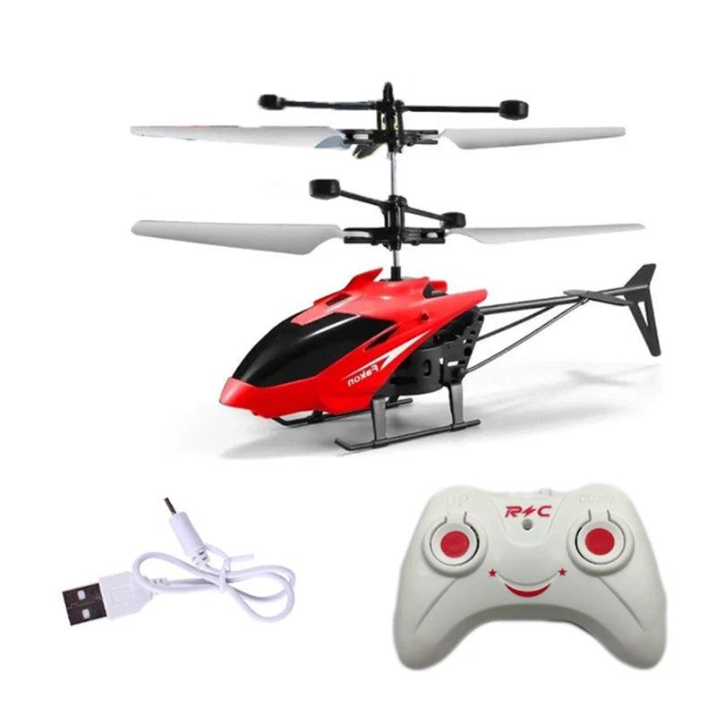 Mini Drone RC Recarregável com Controle Remoto - Helicóptero RC Resistente a Quedas, Brinquedo para Crianças. - Vagalumy