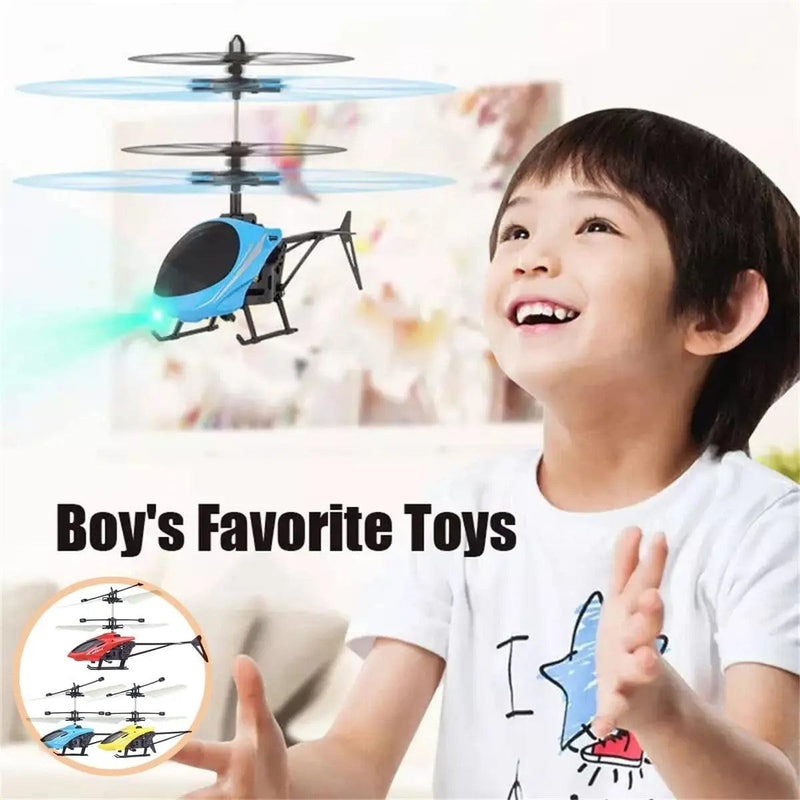 Mini Drone RC Recarregável com Controle Remoto - Helicóptero RC Resistente a Quedas, Brinquedo para Crianças. - Vagalumy