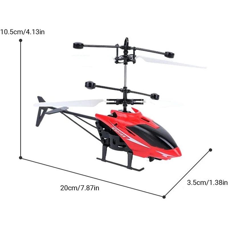 Mini Drone RC Recarregável com Controle Remoto - Helicóptero RC Resistente a Quedas, Brinquedo para Crianças. - Vagalumy