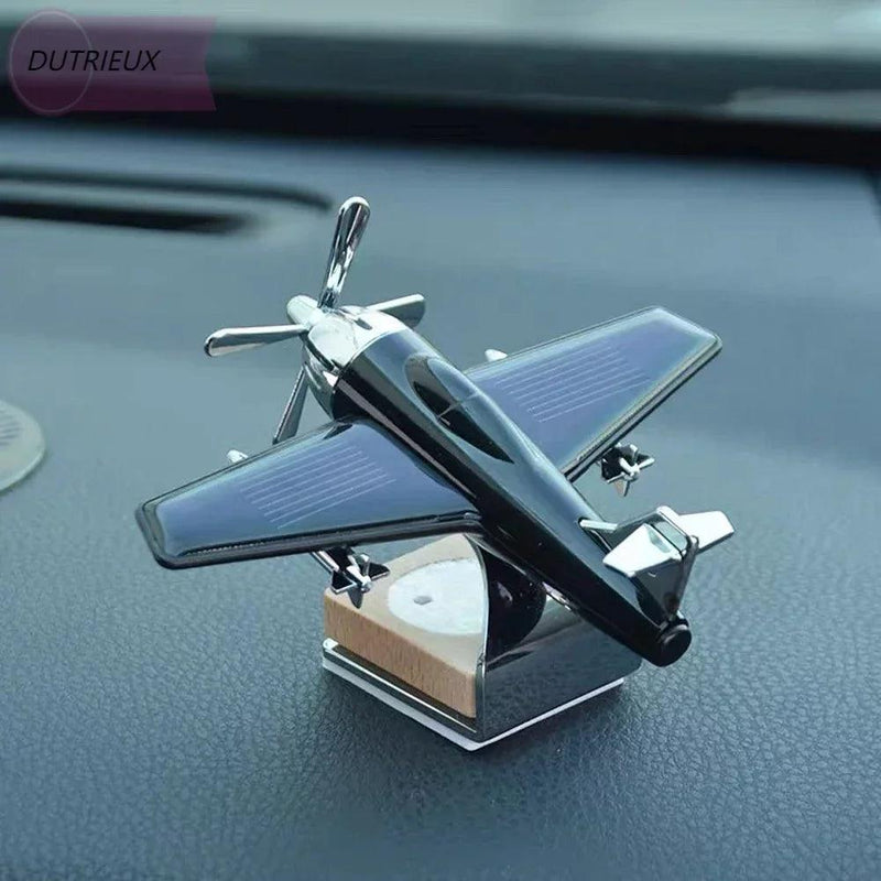 Aromatizador de Ar Solar para Carro - Fragrância de Avião em Miniatura, Acessório Decorativo com Perfume - Vagalumy