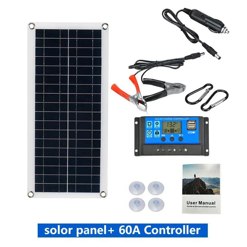 Kit Solar Vagalumy 1000W 12V para Recarga de Baterias em Veículos, Trailers e Acampamentos - Vagalumy