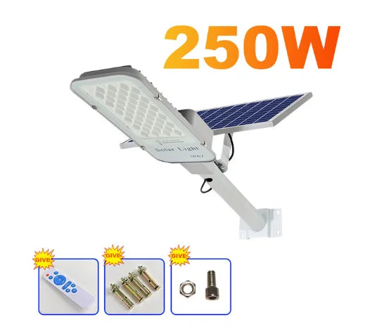 Luminária Solar Potente 500W - Iluminação para Jardim, Casa, Pátio e Rua, à Prova d'Água - Vagalumy